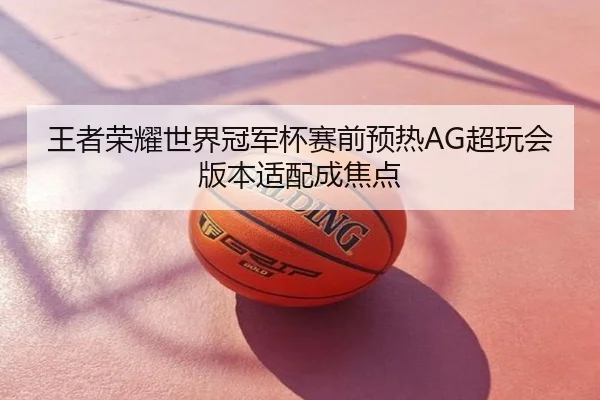 王者荣耀世界冠军杯赛前预热AG超玩会版本适配成焦点